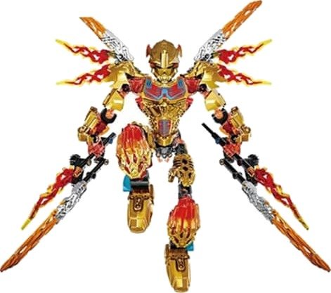 For Barn Bionicle Tahu Uniter Of Fire Action Figurer Byggeklosser Bl