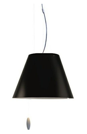 Luceplan - Costanzina Pendel Liquorice Black