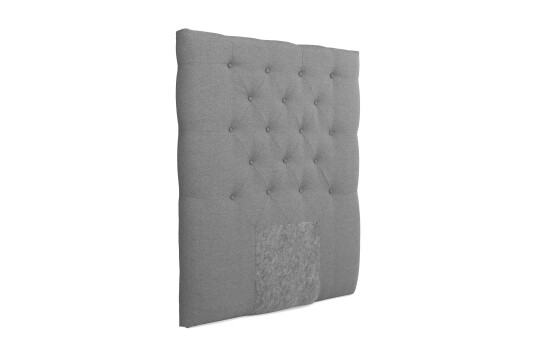 Sengegavl Boxford 105 cm Lysegrå