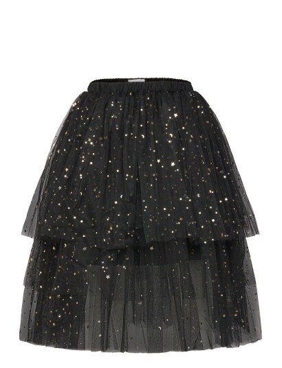 MANGO Star Tulle Skirt Svart One Size