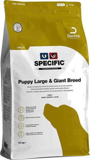 Specific Valpefôr for Store Raser CPD-XL 12 kg Tørrfôr Specific Valpefôr for Store Raser CPD-XL 12 kg Tørrfôr