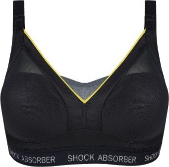 Shock Absorber BH Active Shaped Support Bra Svart/Gul G 70 Dame