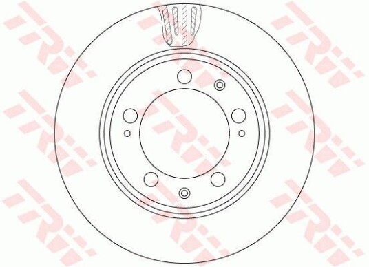 Bremseskive TRW DF6484S