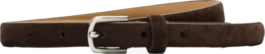 Selected Femme Fiona Slim Suede Belt Brun 105