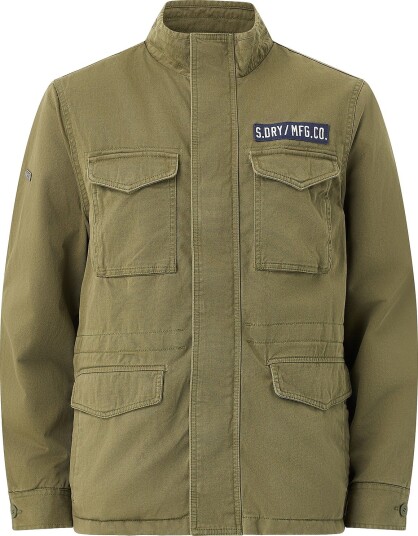 Superdry Jakke Military Borg M65 Jkt Grønn
