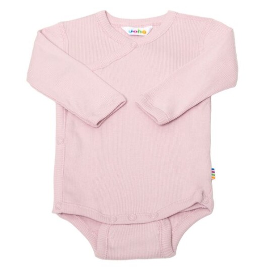 Joha Cotton Rib omslagsbody - lys rosa