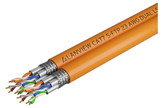 Lanview Cat7 S-FTP Network Cable Dual