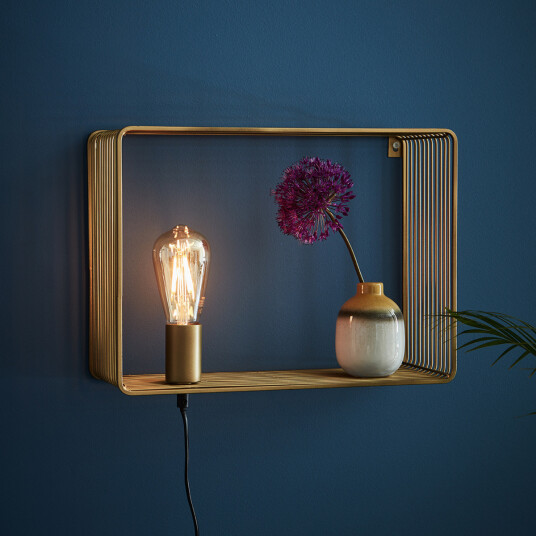 Markslöjd Marksløjd Shelf vegglampe - Gull 1577283-01-0 1577283-02-0