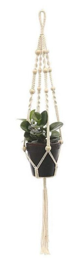 Hengende kurv i Macramé - Planteoppheng - 100 cm Hengende kurv i Macramé - Planteoppheng - 100 cm