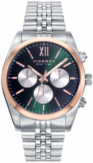 Viceroy Herreklokke 42423 63 Classic Grønn/Stål Ø41 mm Viceroy Herreklokke 42423 63 Classic Grønn/Stål Ø41 mm