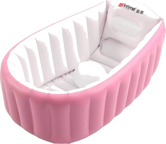 Oppblåsbart Badekar til Baby Rosa Oppblåsbart Badekar til Baby Rosa