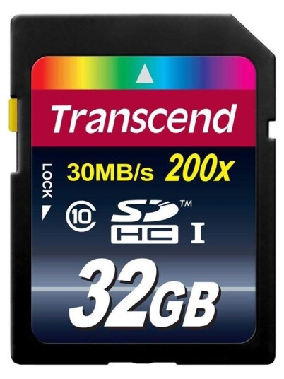 Transcend SDHC Memory Card - 32 GB Transcend SDHC Memory Card - 32 GB