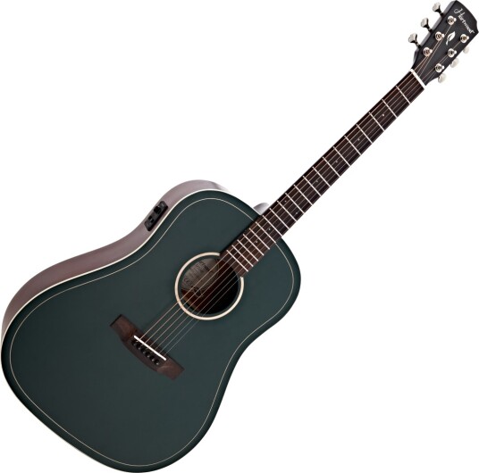 Hartwood Artiste Dreadnought Elektroakustisk Gitar Svart