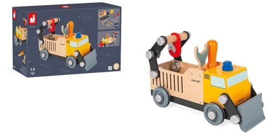 Janod Brico"Kids DIY Anleggsbil 43 Deler Janod Brico"Kids DIY Anleggsbil 43 Deler