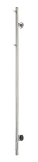 TVS Eldo 1 Håndkletørker m/timer, Strømtilkobling, 1400x60 mm, Polert rustfritt stål