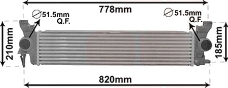 VAN WEZEL 30014704 Intercooler