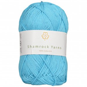 Shamrock Yarns 100% Bomull 8/4 Garn 11 Støvet Lys Turkis