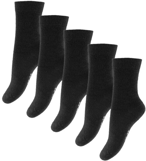 Fuzzies Sokker 5 pack Svart 39/41 Sokker 39 41