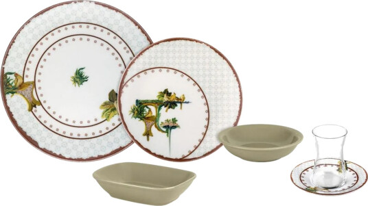 Frokostsett (25 deler) Nylar 129 flerfarget - Multifarget