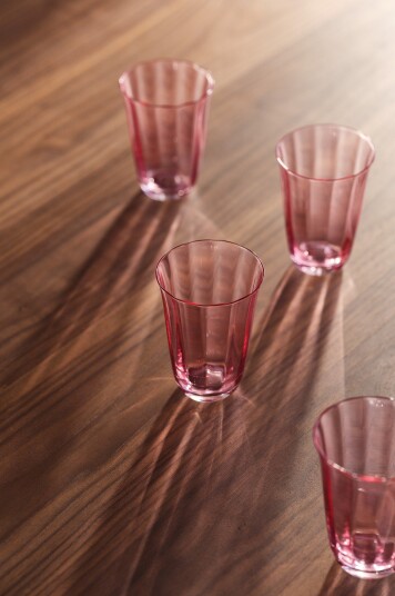 Jotex Glass Highball 4pakning Rosa TULIP 2210349010