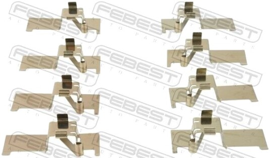 FEBEST 0103-ACV40F Monteringssett, bremseklosser