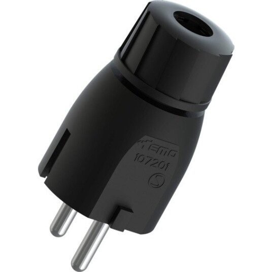Namron Støpsel Jord Sort Pvc Namron Støpsel Jord Sort Pvc