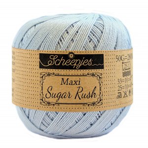 Scheepjes Maxi Sugar Rush Garn Unicolor 173 Blåklokke
