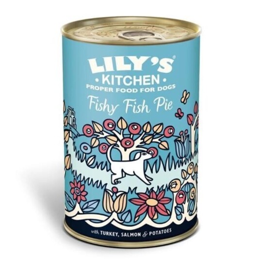 Lily's Kitchen Fishy Fish Pie with Peas Våtfôr til hund 400 g