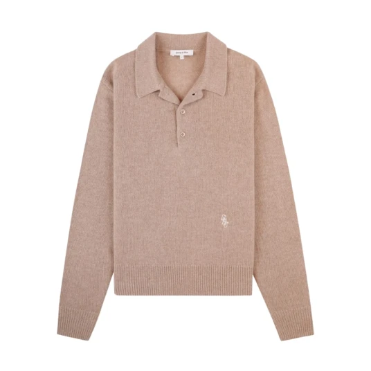 Sporty & Rich, Dame, Strikkevarer, Brun, M,