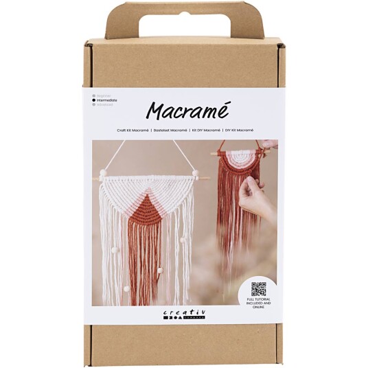Creativ Company Macramé kit Veggdekorasjoner