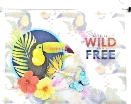 Fresh Fresh A4+ Mappe Med Plastglider Tukan Fresh