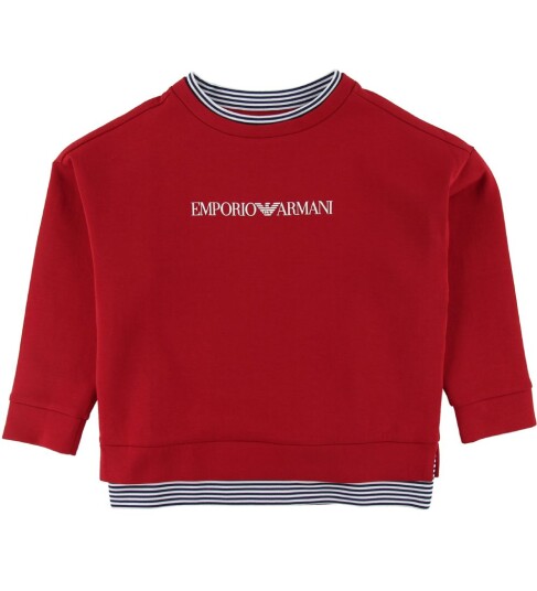 Giorgio Armani Emporio Armani Genser Rød m. Logo Emporio Armani 8 år 128 Genser