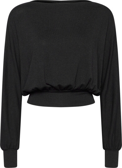 Gina Tricot Boatneck Top Black M