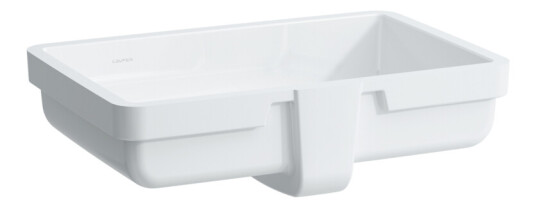 LAUFEN LIVING CITY UNDERLIMT SERVANT 54,5X36 CM M/GLASERT UTSIDE SLIPT HVIT
