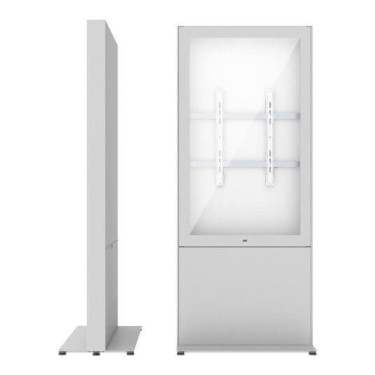 SMS 65P Casing Freestand Storage G2 (Med skyddsglas) WH White RAL9016 Beställningsvara
