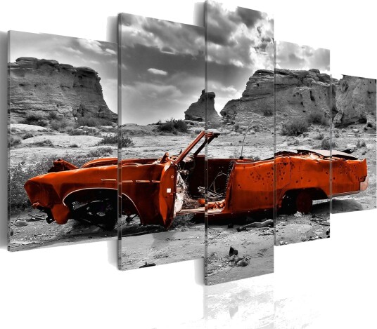 Bilde Orange Car 100x50 Artgeist sp. z o. o.