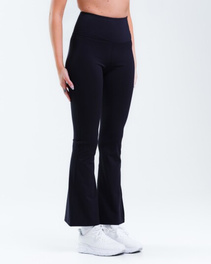 LEVITY Lotus Flare Pants Black XXXL