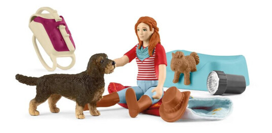 Schleich Pocket Sett: Overnatting med Hannah