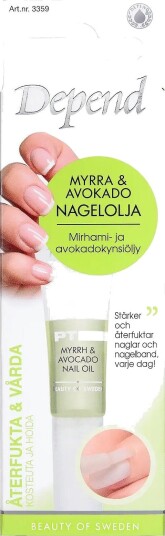 Depend Cosmetic Myrra & Avokado N.olja Tub 5Ml Se/Fi MYRRA & AVOKADO N.OLJA TUB 5 ml