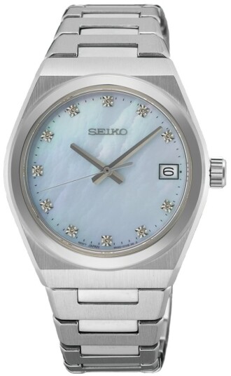Seiko Dameklokke SUR603P1 Classic Blå/Stål Ø34 mm