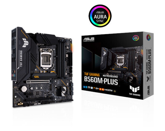 ASUS TUF GAMING B560M-PLUS Hovedkort - Intel B560 - Intel LGA1200 socket - DDR4 RAM - ATX ASUS TUF GAMING B560M-PLUS Hovedkort - Intel B560 - Intel LGA1200 socket - DDR4 RAM - ATX
