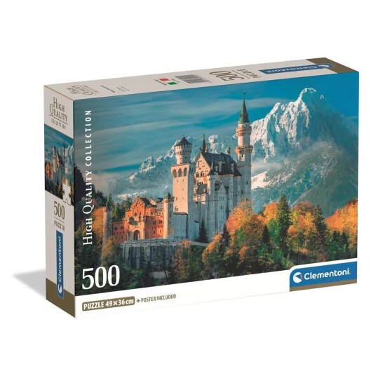 Clementoni Puslespill 500 Brikker Neuschwanstein Castle