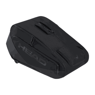 Head Pro X Padel Bag L BK padelbag Black One Size Head Pro X Padel Bag L BK padelbag Black One Size