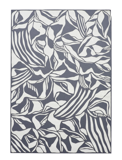 Studio About Papercut, A3, Organic, Rectangle - Blue - 29.7X42CM