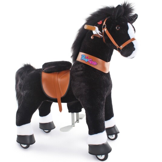 PonyCycle Ri Selv Hest sort m. hvitt bliss Medium