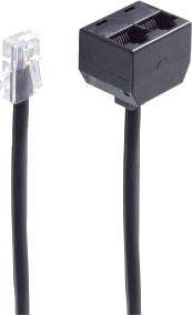 Shiverpeaks Bs71233-8 0,1 M Rj-45 2 X Rj-45 Sort Hankjønn Hunkjønn