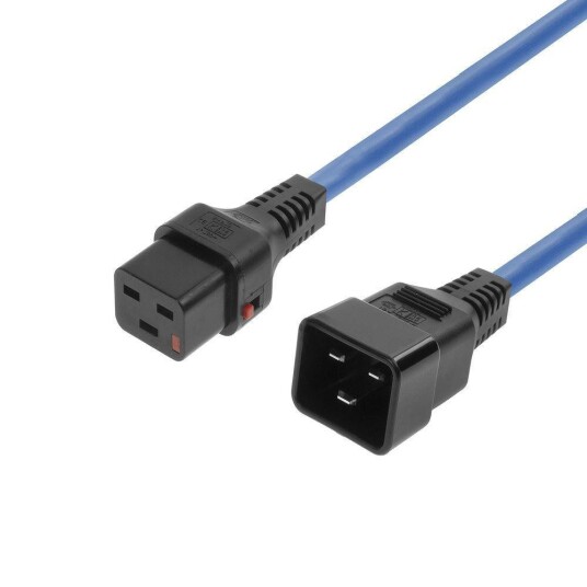 MicroConnect Strømkabel C19 Til C20 IEC Lock 1 m MicroConnect Strømkabel C19 Til C20 IEC Lock 1 m