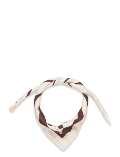 Dante6 Dante6 Arlo Animalistic Printed Scarf   Cream   ONE SIZE