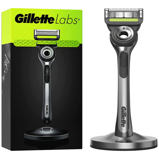 Gillette Labs, Sikkerhets Barberhøvel, Sort, Boks, 1 Stykker