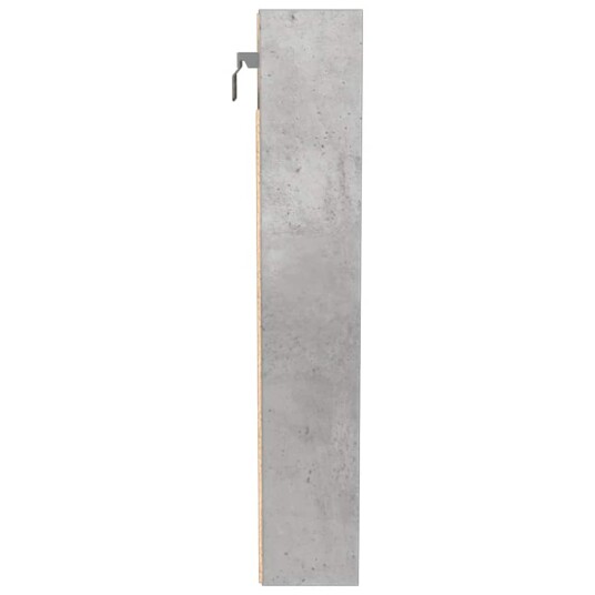 Hylle betonggrå 100x8,5x50 cm konstruert tre Hylle betonggrå 100x8,5x50 cm konstruert tre
